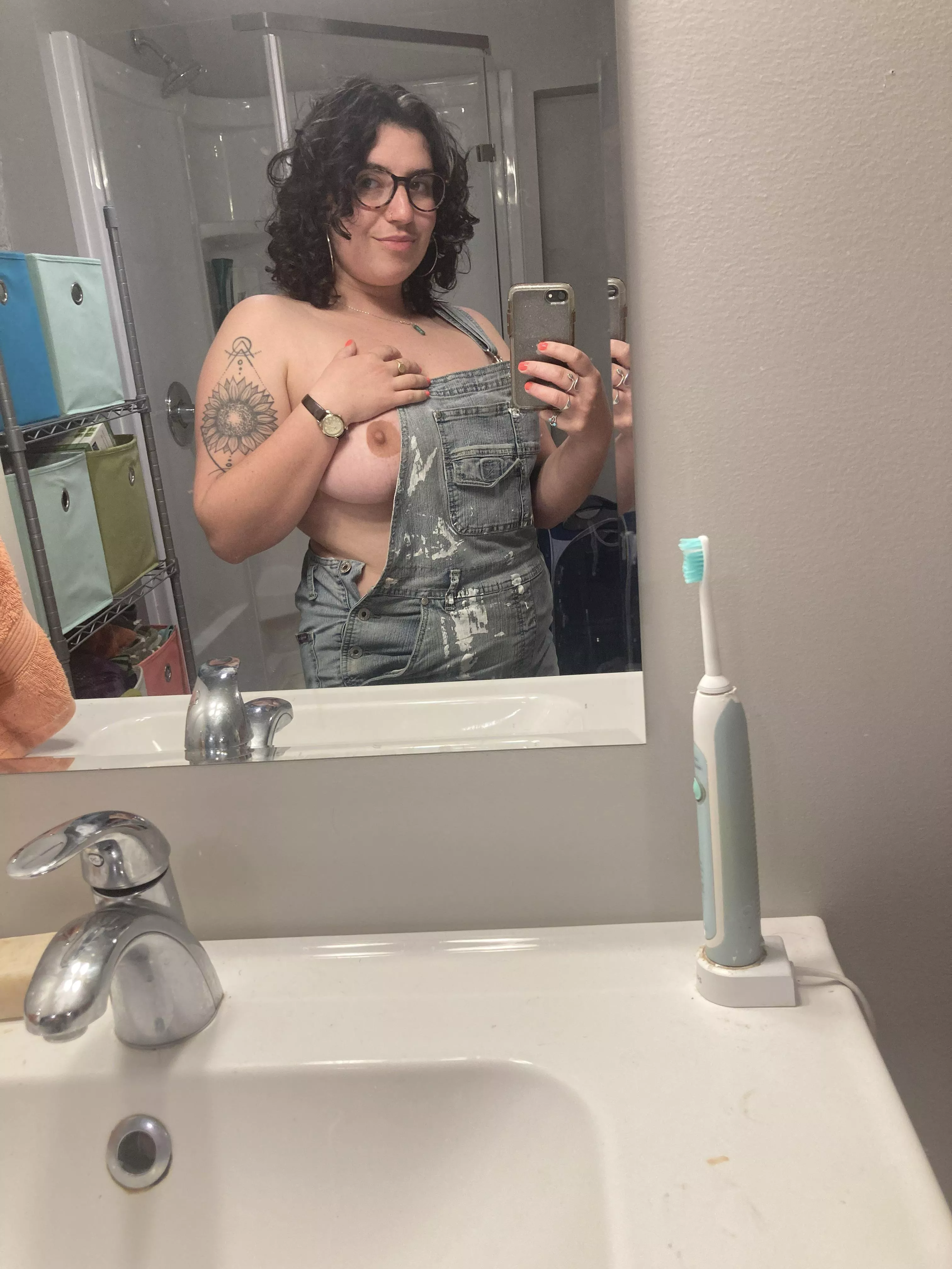 Glasses and overalls? posted by QueenOfThiccville