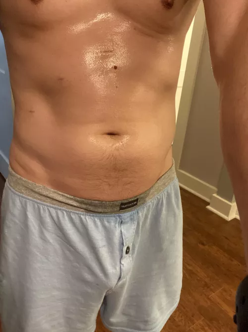 Glistening with sweat!!! 😅 by Next-Station6527