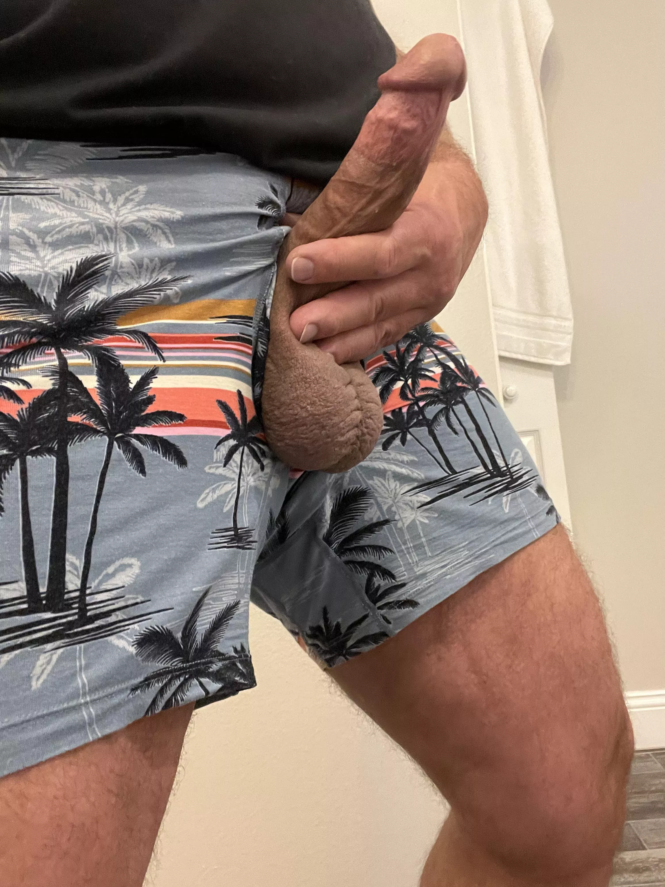 Go ahead - slide the undies off. You starting with the balls or shaft first? posted by dude-046