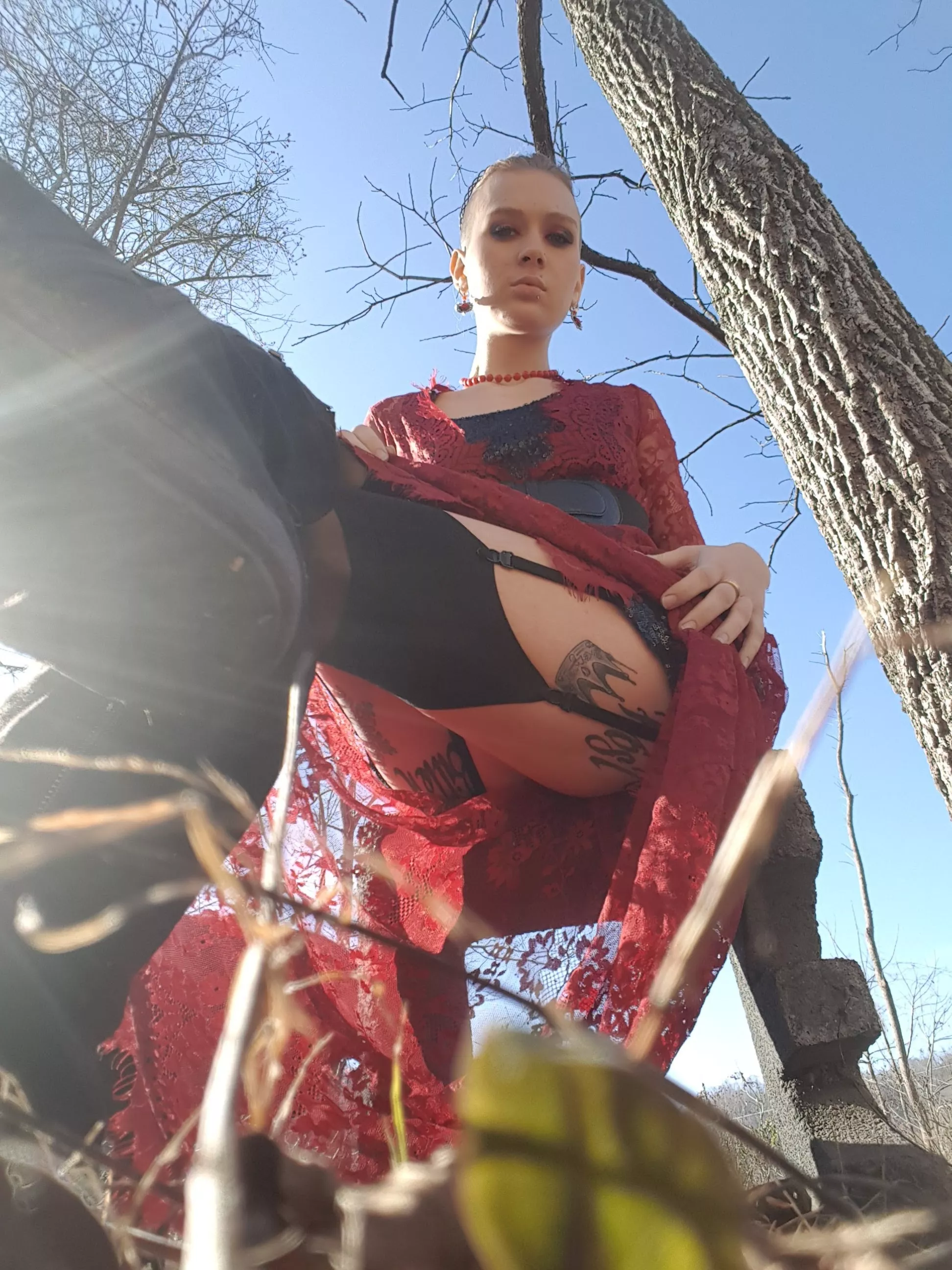 Goddess requires a better seat... come be My chair. posted by Queenfrostbitten