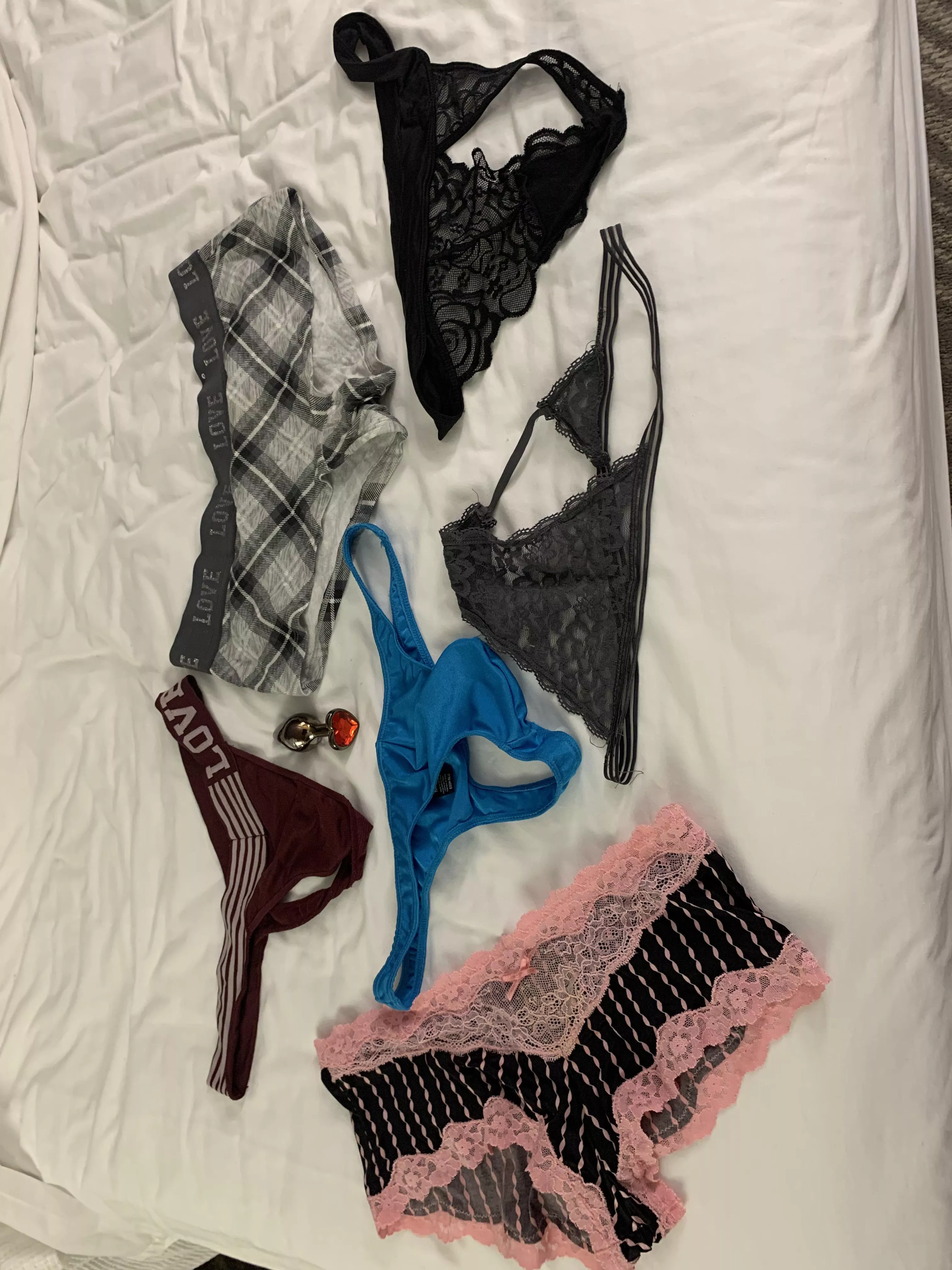Going out to dinner with a coworker. He has no idea I’ll be plugged and in panties. Which should I wear? posted by A_Nobody_From_C137