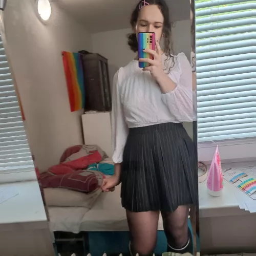 going to school trying not to focus on what people think about me by samuelbakos1234