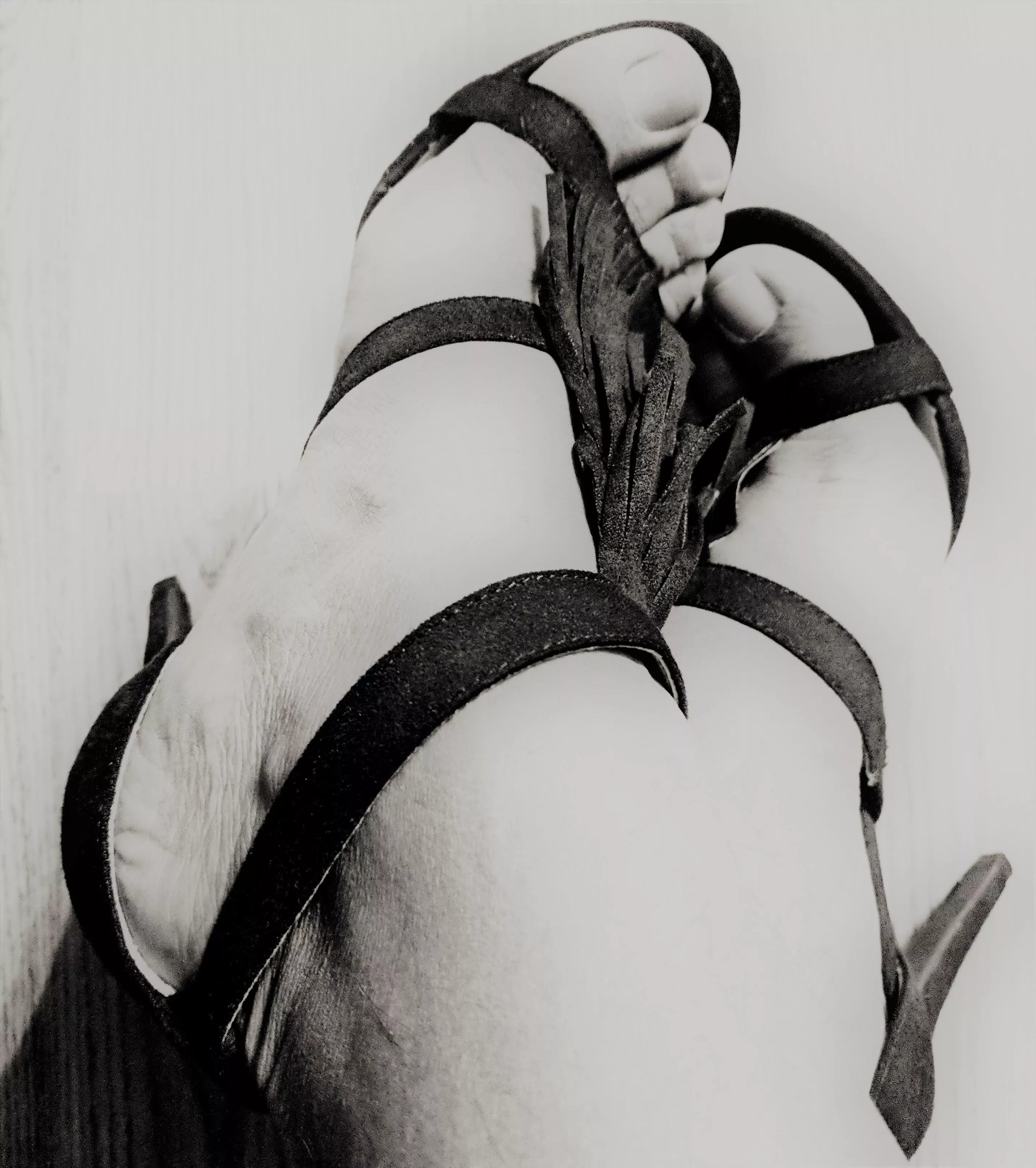 Going vintage. Broke out C Siriano sandals today. Love these!! (need to paint my toes). posted by thatoneofficechick