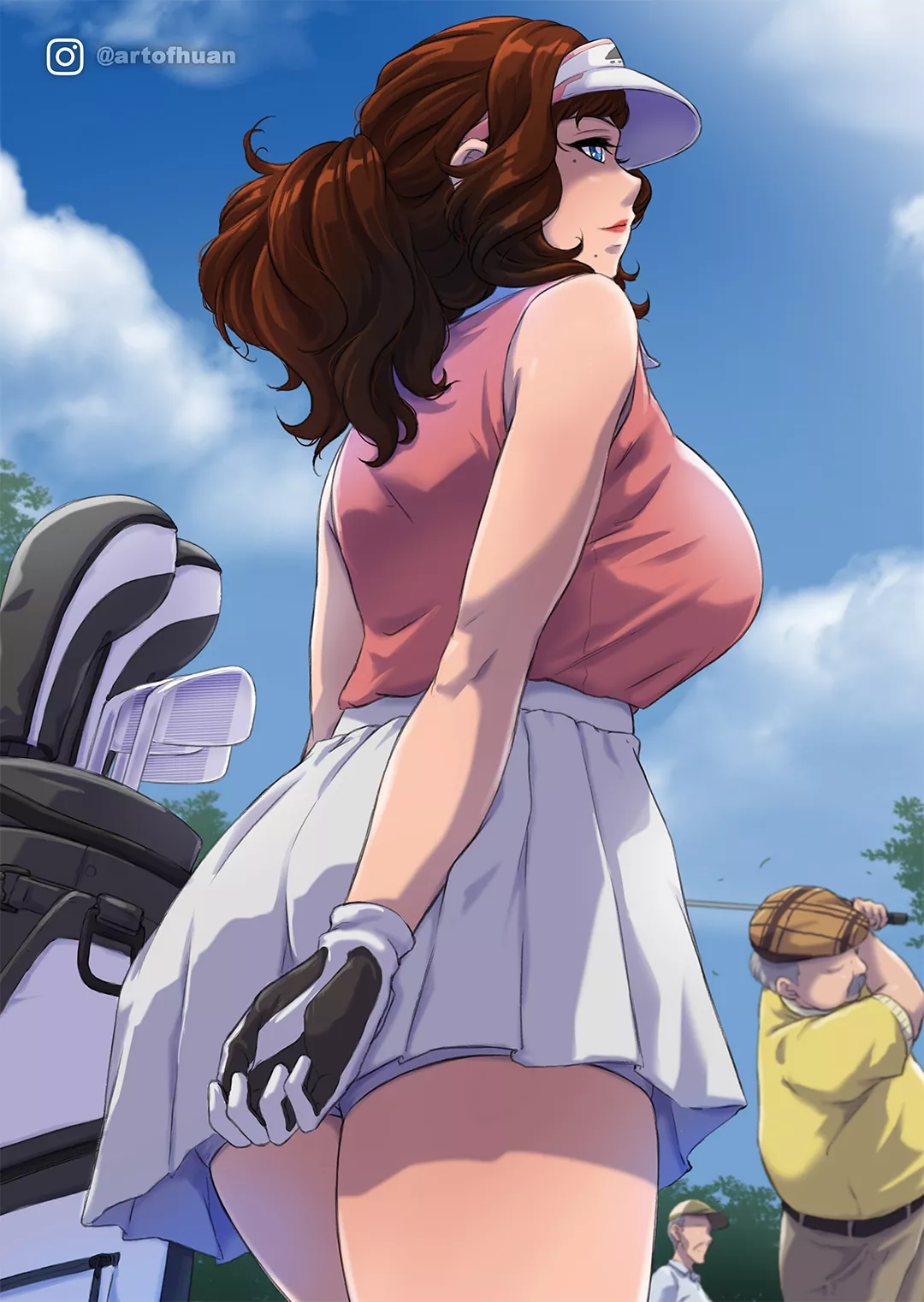 Golfing with Mommy (artofhuan) posted by A_Manatee