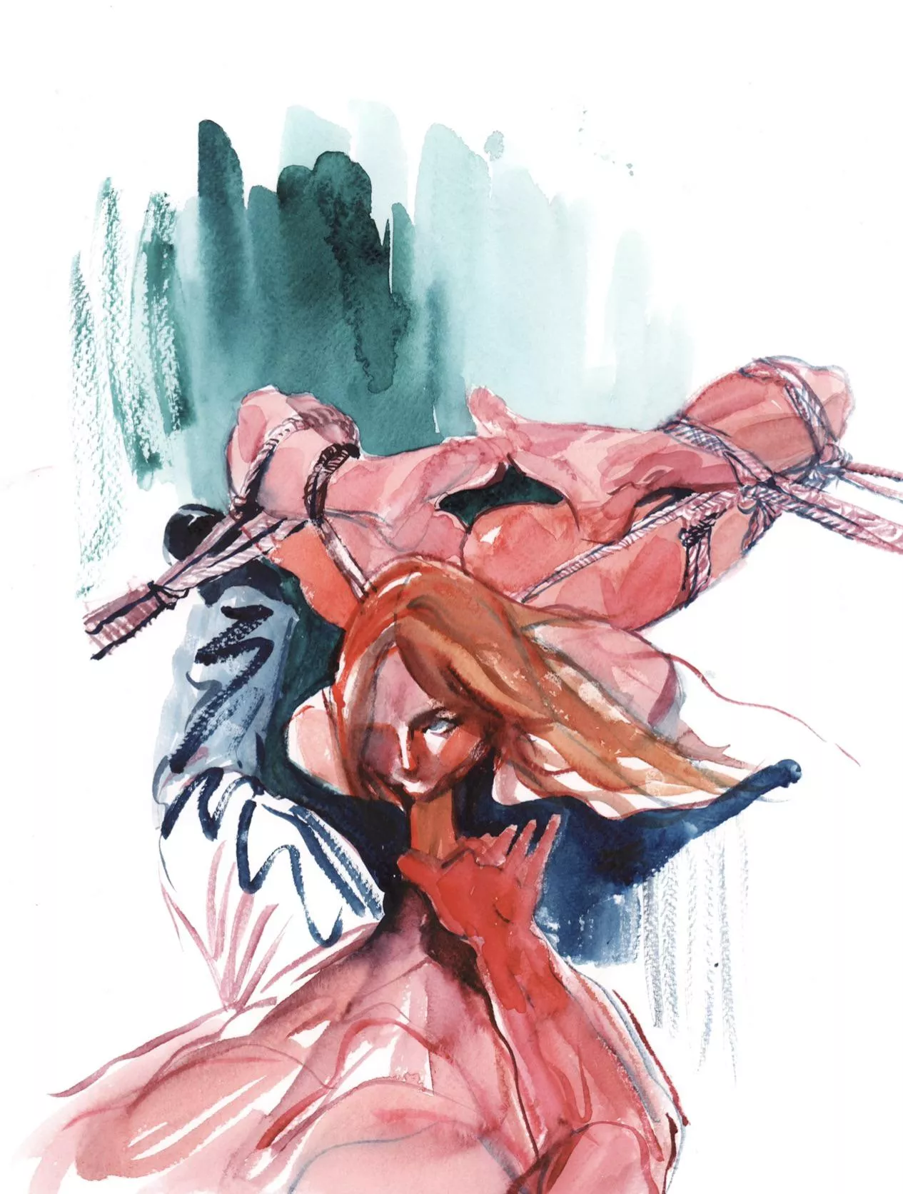 Good girl training 🔥 commissioned piece, painted by me ✨ posted by shmyk12345