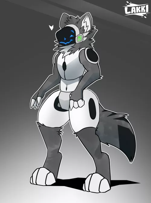Good 'ol protogen (Artist @LakkiTheFox) by Ensoguy