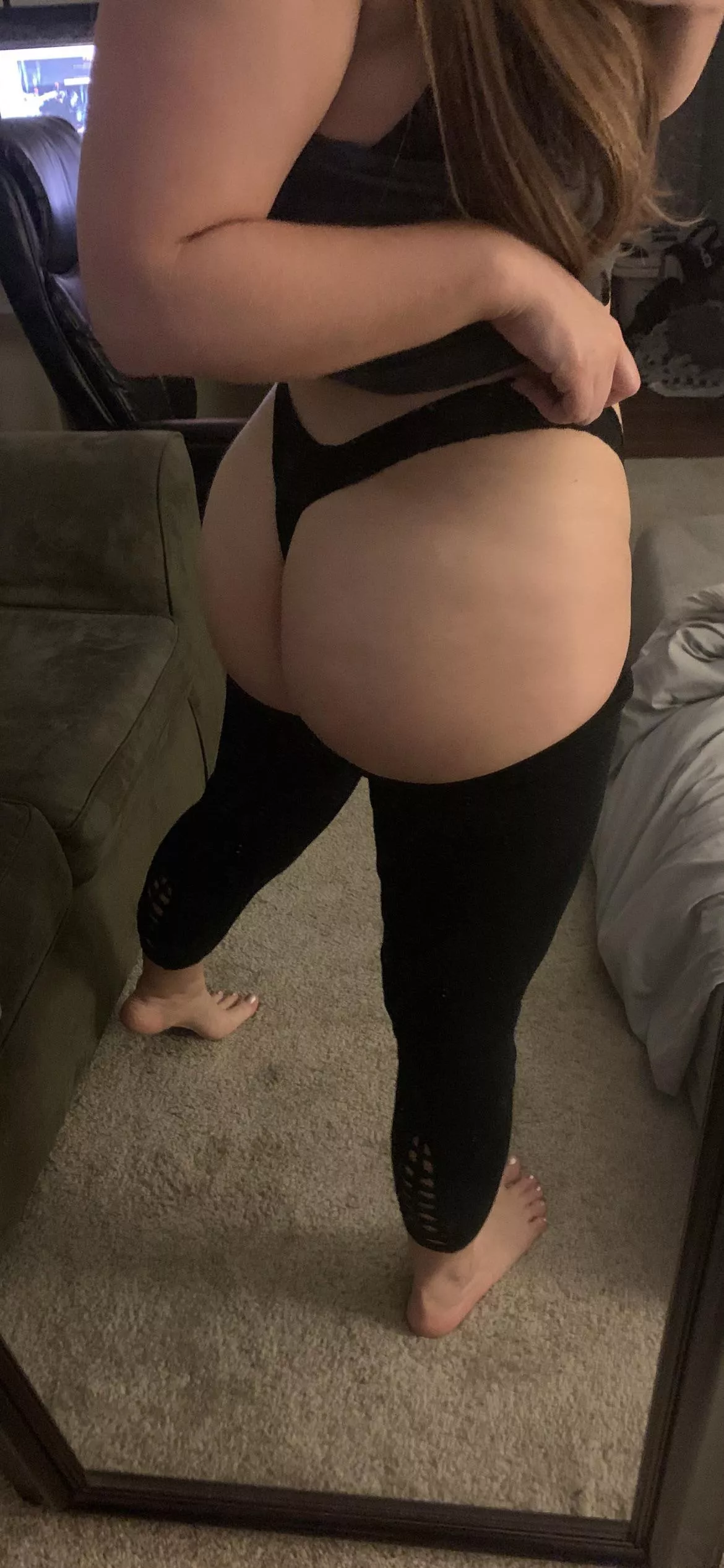 Good thing yoga pants have some stretch! posted by nofacereagan