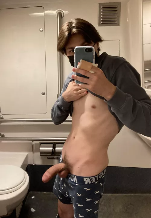 got a bit excited on the train by Kallantir