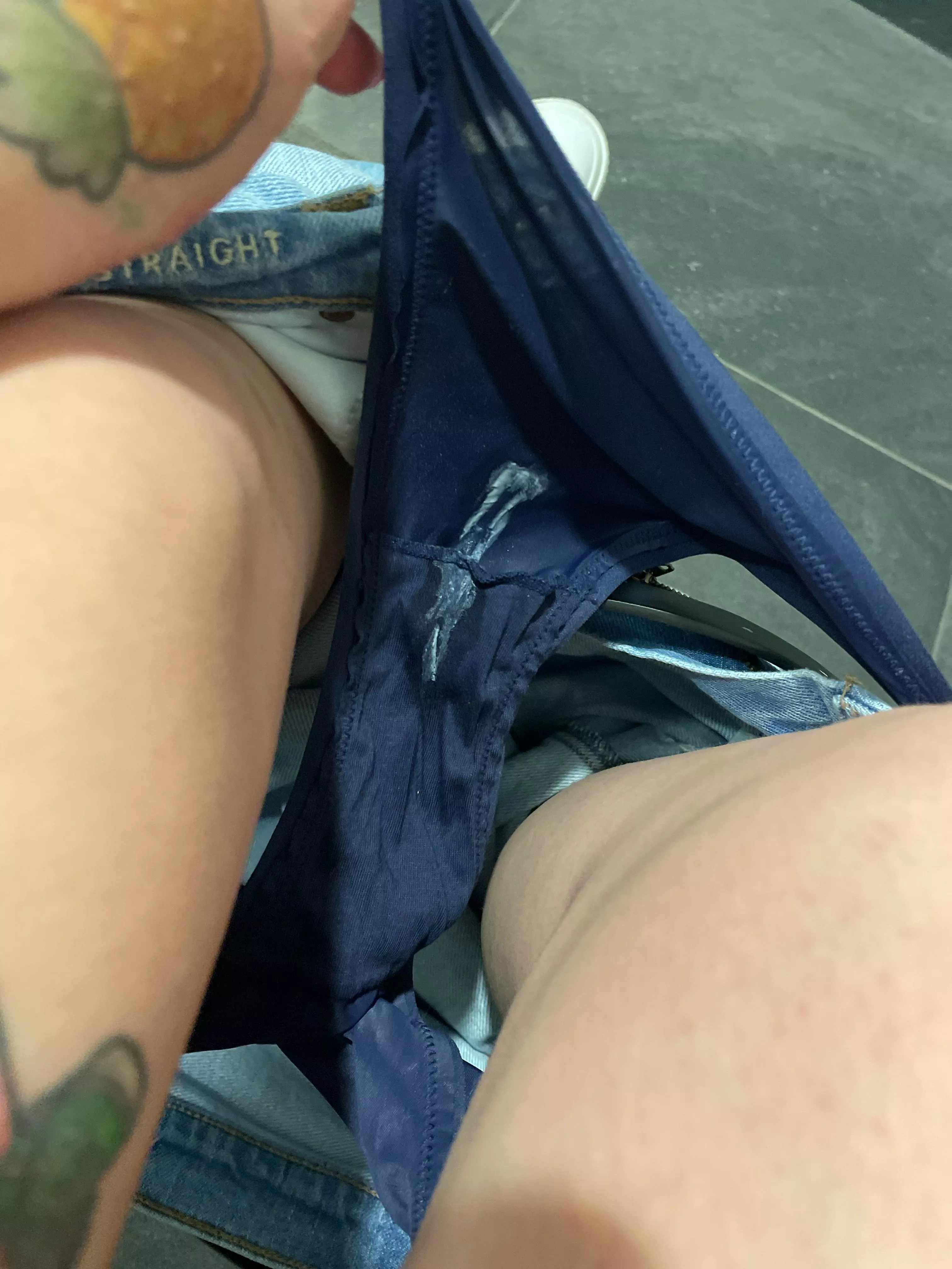 Got a little excited at work today 🤤 come clean me up please posted by Independent_Drag_506