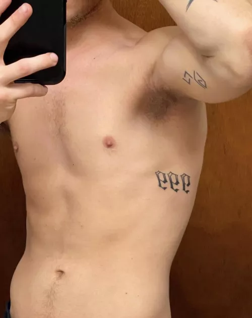 Got a new tattoo. Good news is now when people ask to see my tattoos, I have an excuse to lift up my arm and show them my hairy pit too by Large_tension99