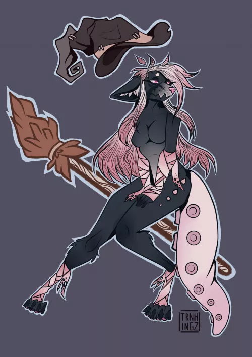 Got an adopt and redesigned her a little! Unfortunately can’t show the original because I’m not sure of the artist! Verdict? by tealea43