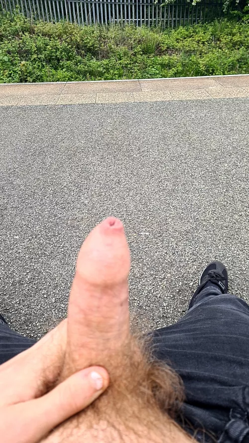 Got bored and horny at a train station by belledelphine69420