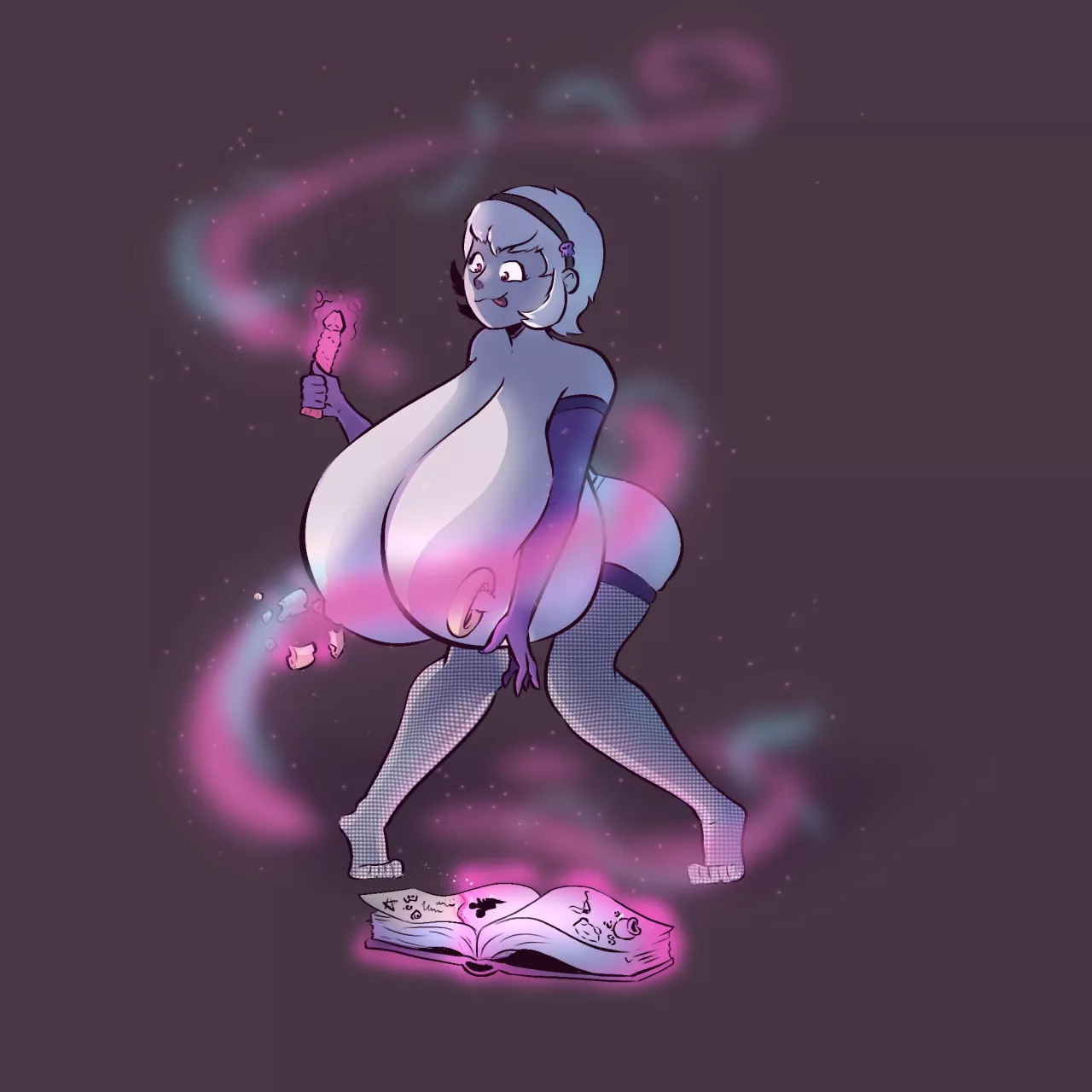 Got commissioned to draw this piece of rose being transformed somewhat! posted by TheRubyHarlet