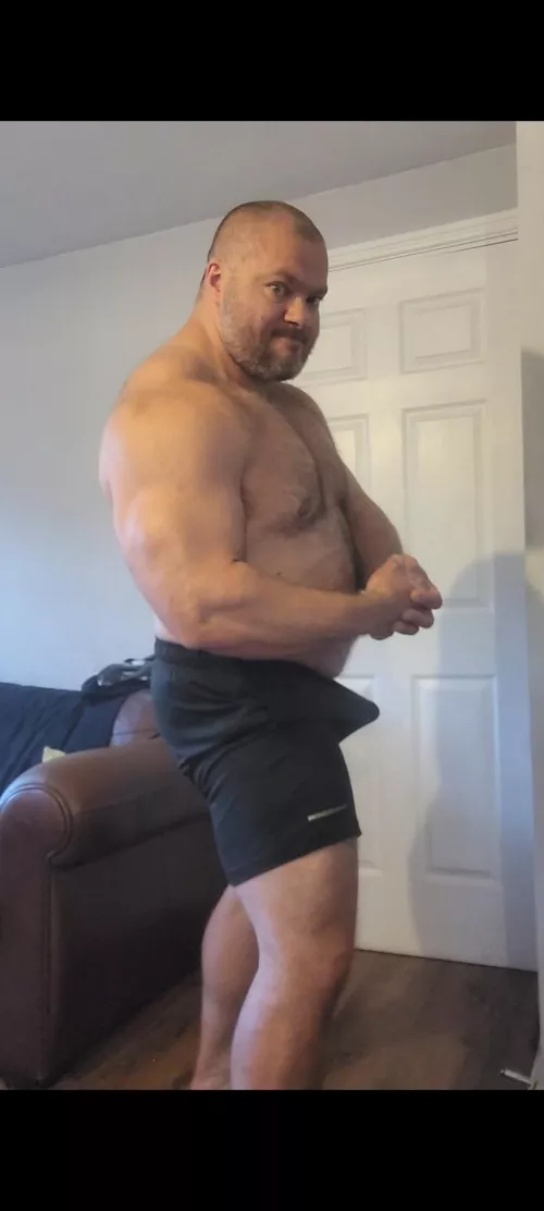 got excited watching myself flex💪🍆 by strongdickie