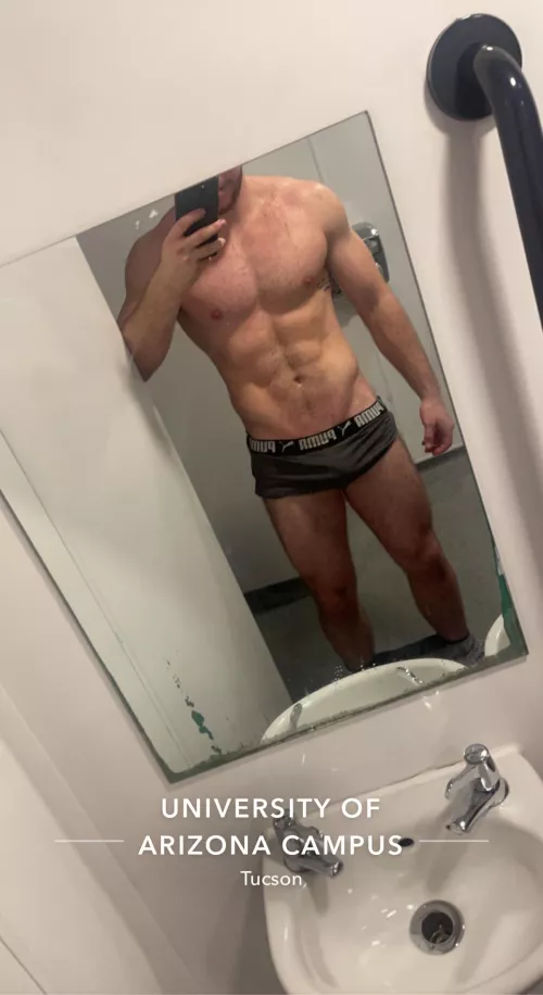 Got hard at the gym today ;) by Comfortable-Bank-630