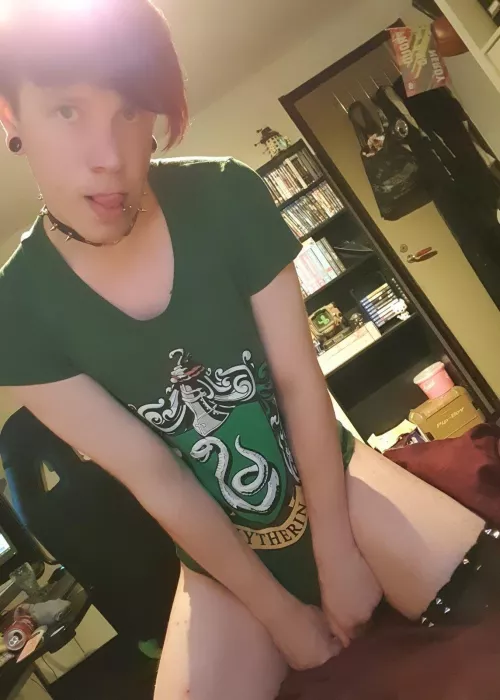 got home from work, ready to relax 🥺 by punk-femboy