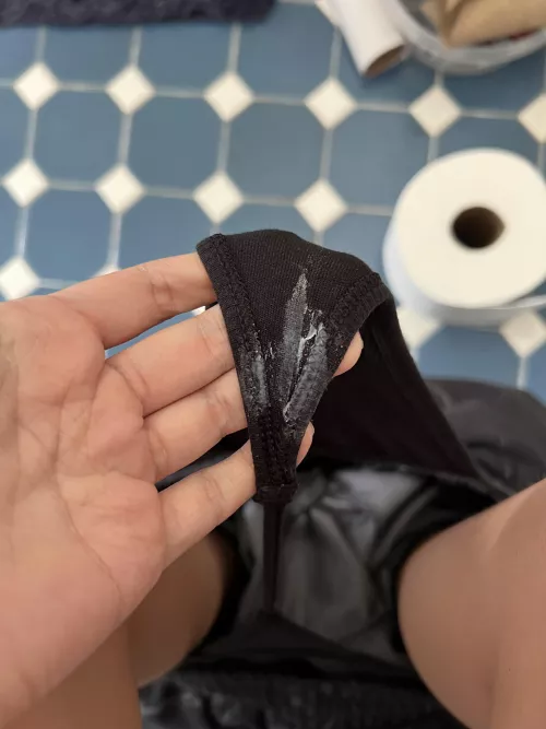 got my favorite g-string so dirty from running errands today..💗 by asianbaby19