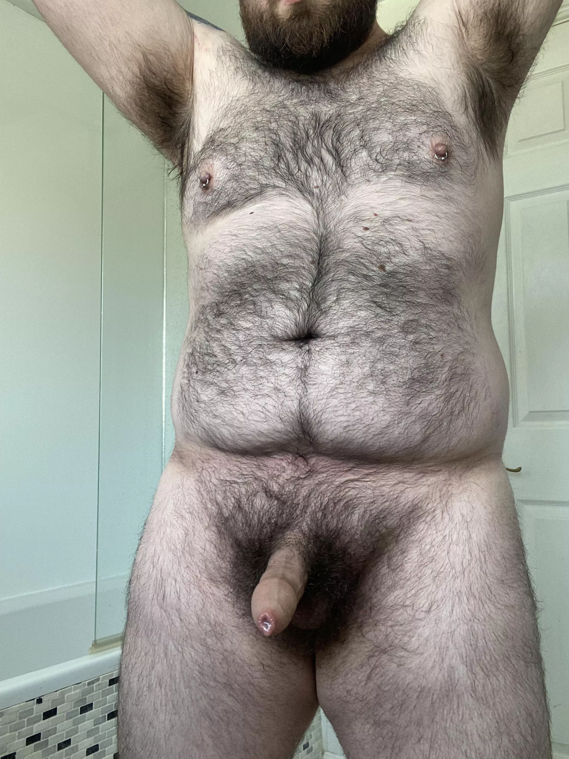Got out of the shower horny, send me things to jerk off to when I get home from work posted by SubBear27