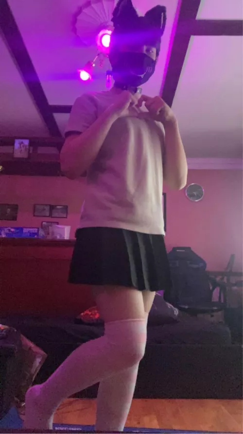 got some new thigh highs :3 by just_ur_femboy_maid