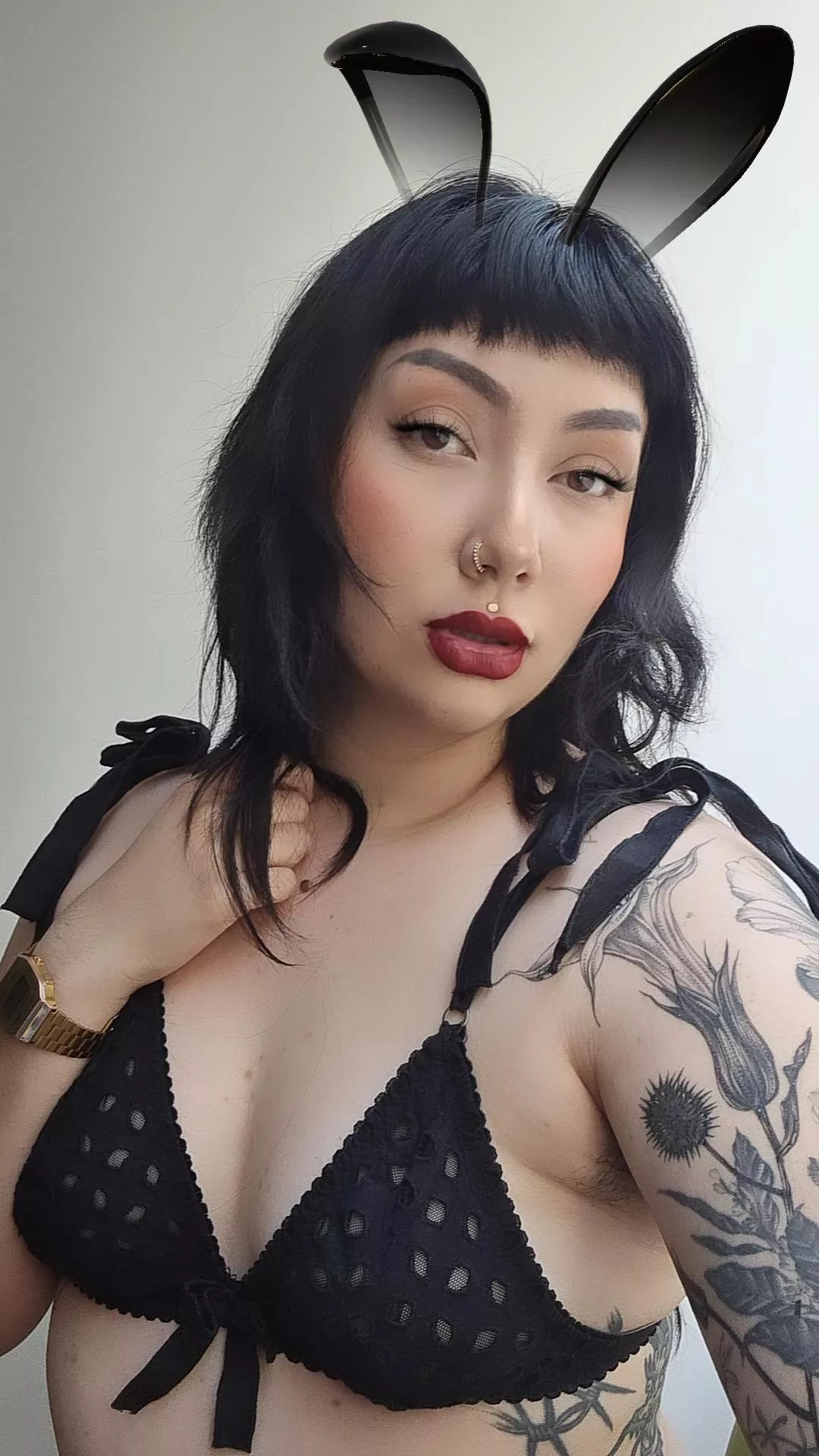 goth bunny for easter 🖤 posted by p1edad