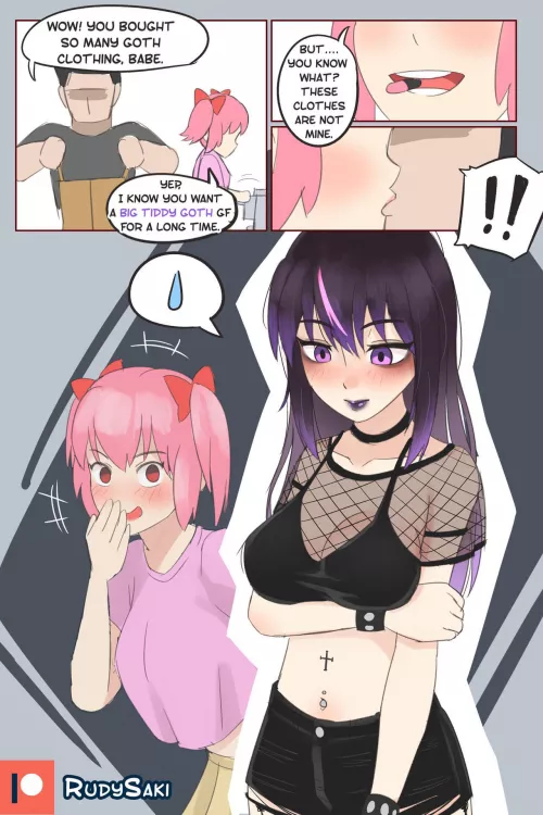 goth girl tf (mtf) by JerryTheWarCriminal