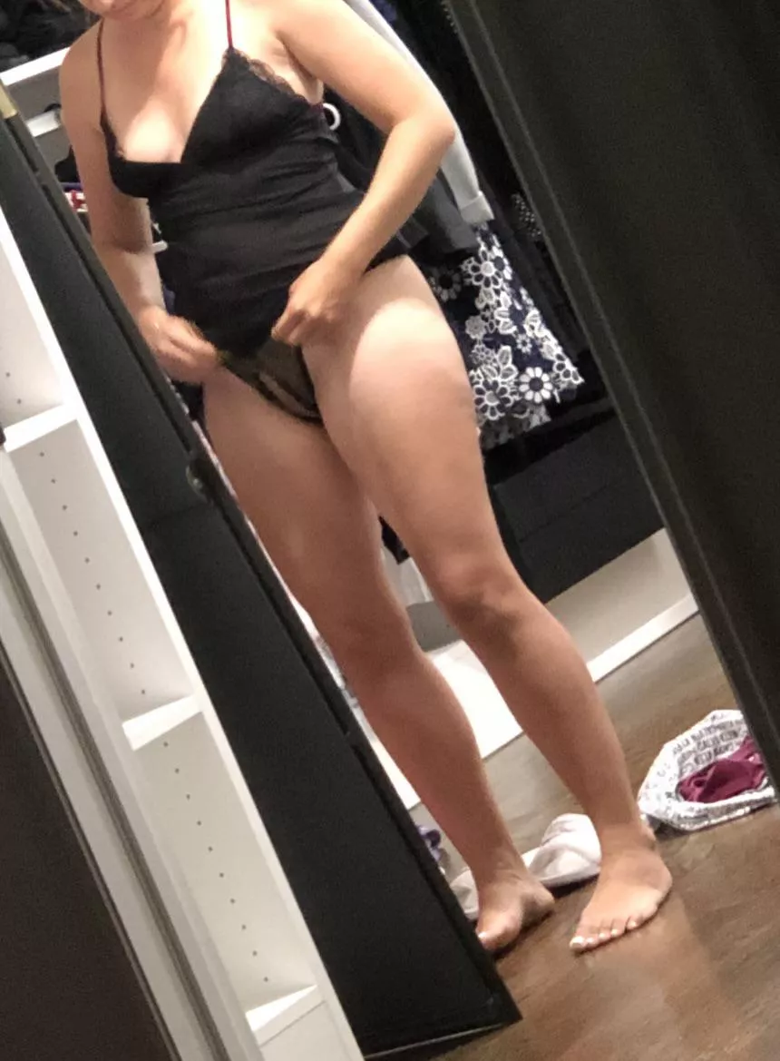 Gotta make sure the crotchless panties are even posted by Alert-Worker-1985