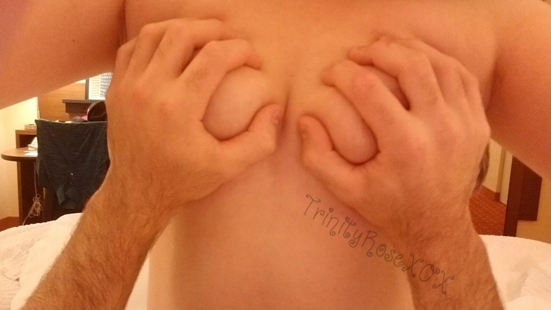 Grab my tits hard while I ride your cock posted by Trinitities