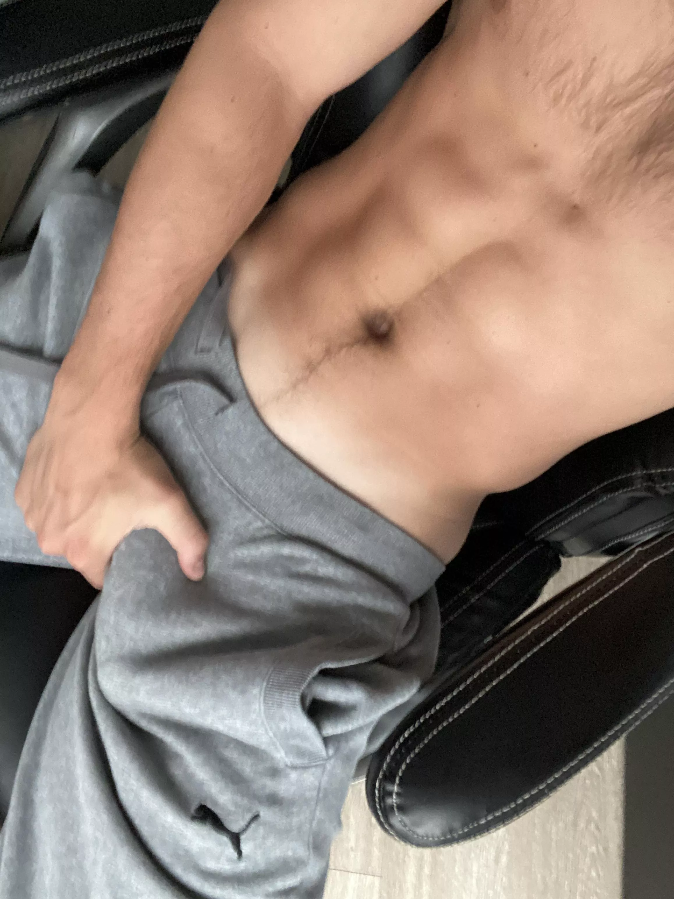 Gray sweats unmatched posted by throwawayaway529182