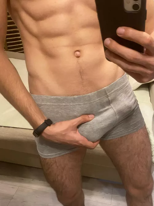 Gray underwear:) by BigxDanny