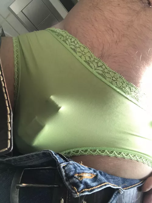 Green Day! With some lace trim! Love the feel of these 🖤❤️💋🔥 by Bostonontop