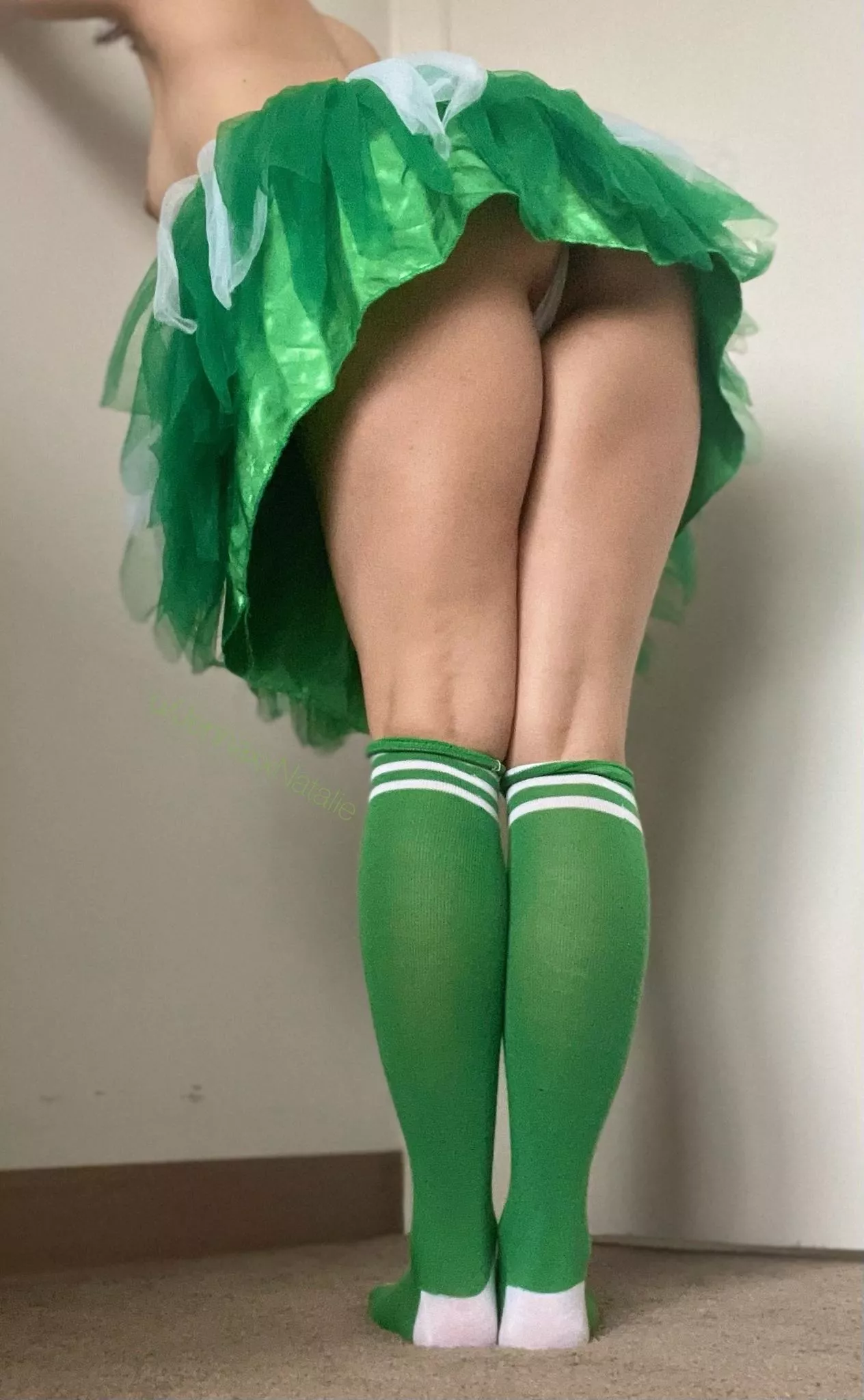 Green Legs & Ham(strings) to start your St. Paddy's Day right! posted by JennaxxNatalie