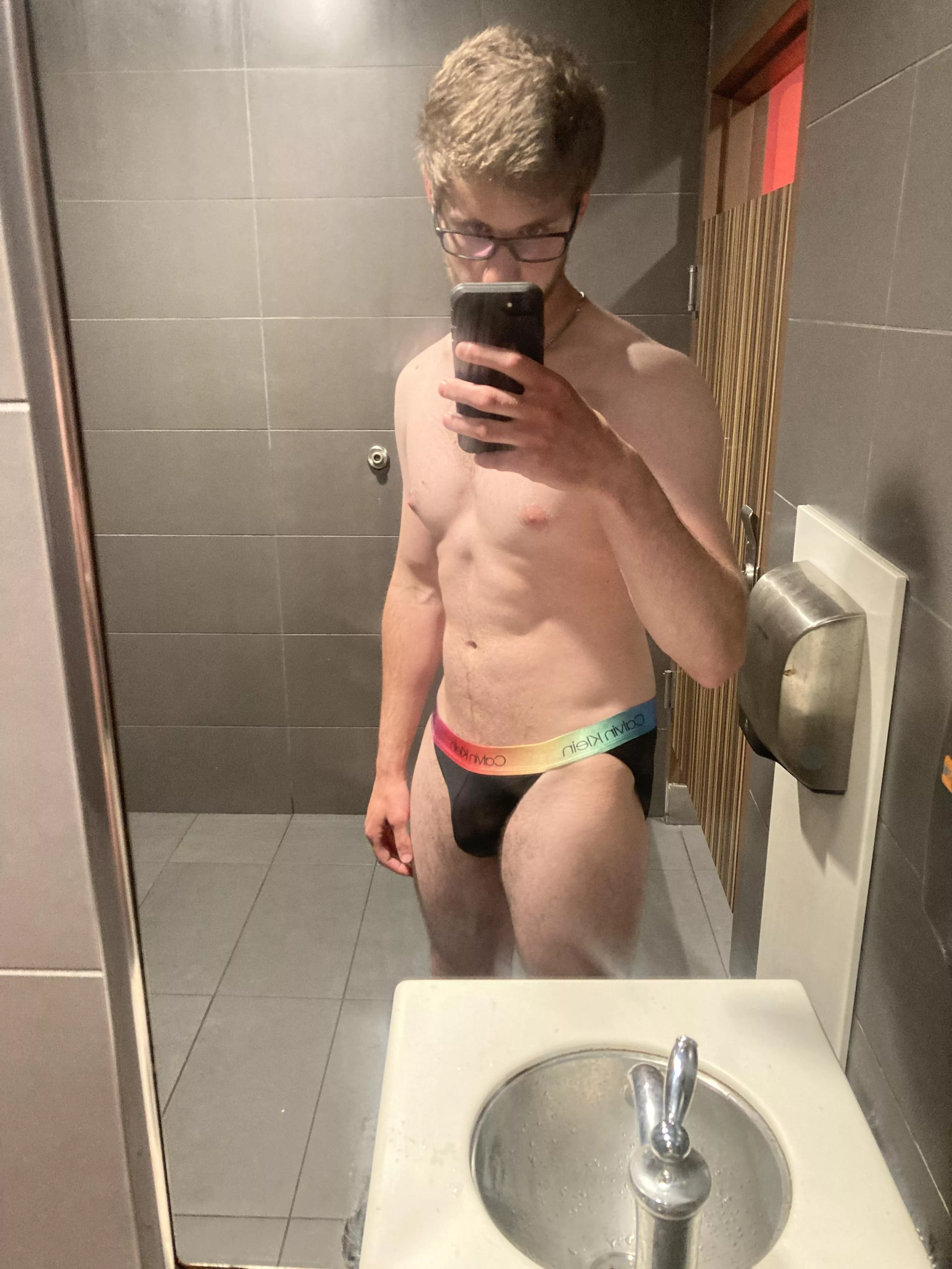 Greetings from your nearest public restroom 😈 posted by UnsuspectingS1ut