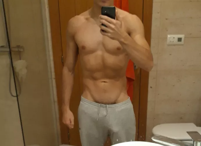 Grey sweatpants are a wonderful thing by hornion2ndaccount