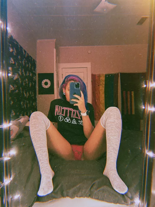 Grey thigh highs by jayyshane