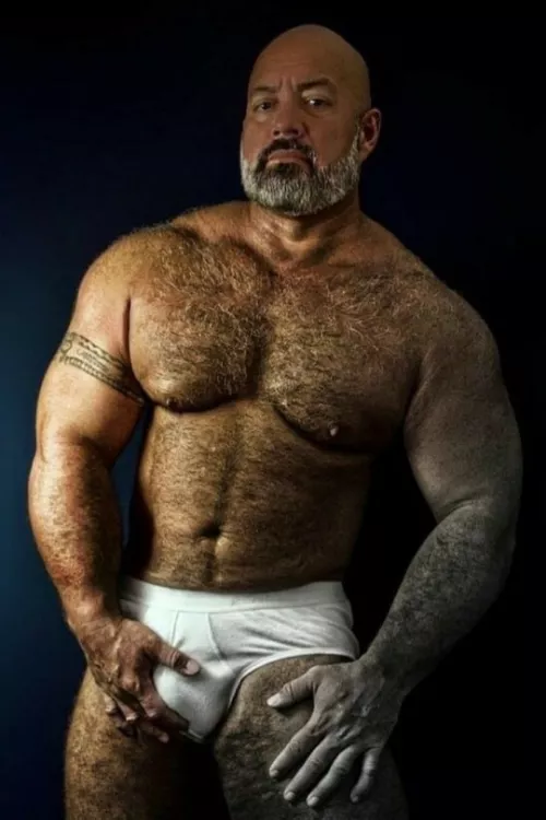 gripping his package by peludoporfavor