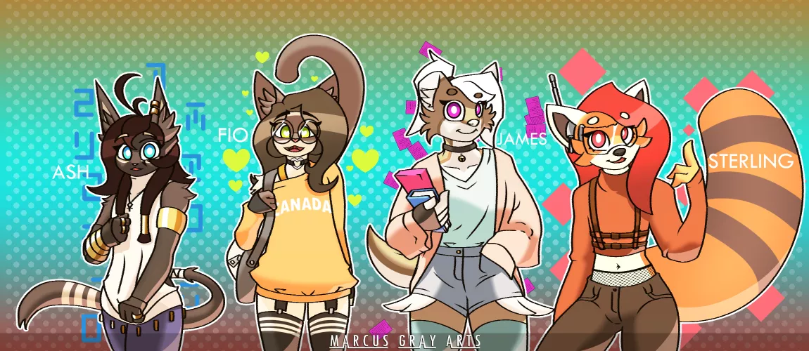 Group Photo! Art by me by Doc-Marcus