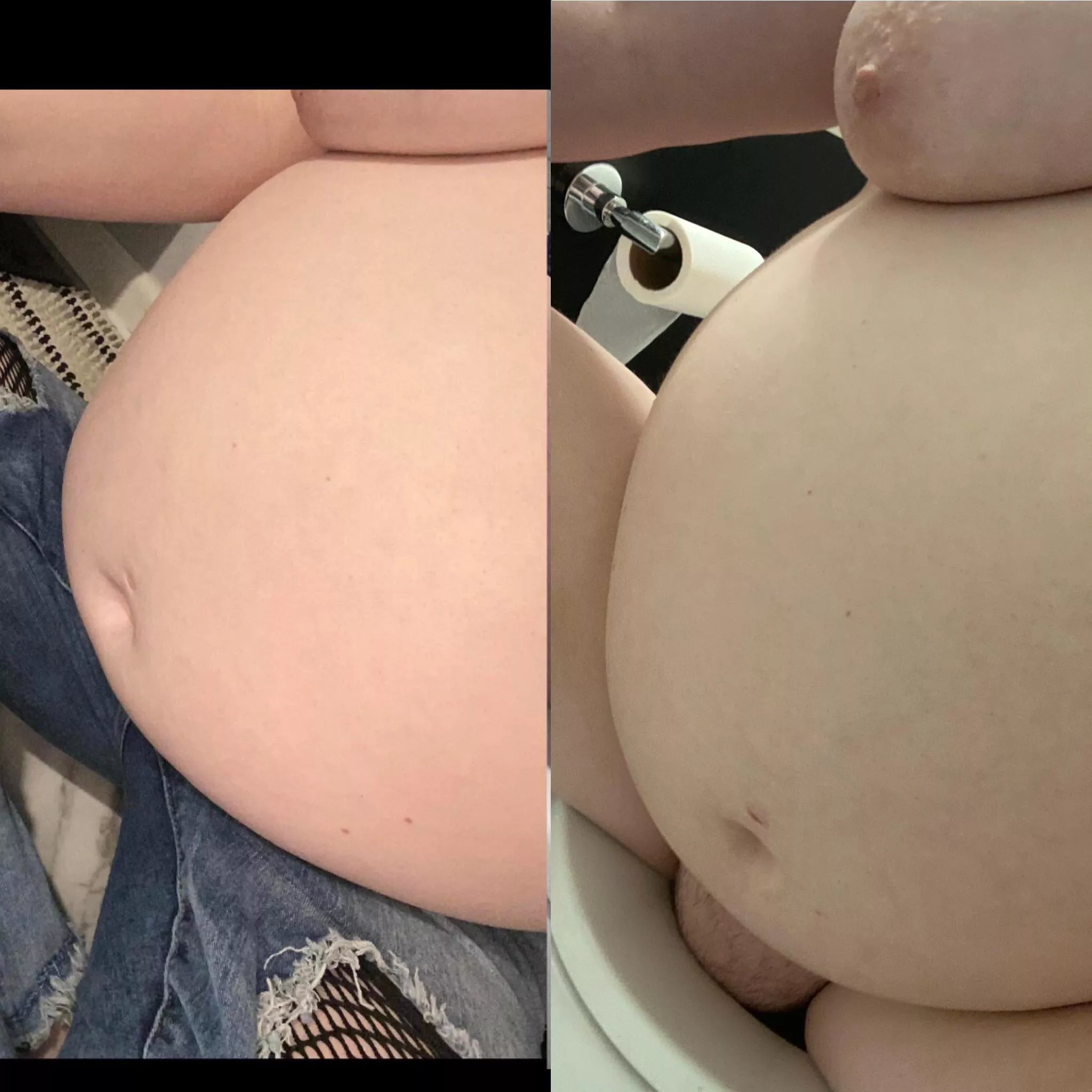 guess how many pounds and months in between for a surprise ;) posted by No_Task9759