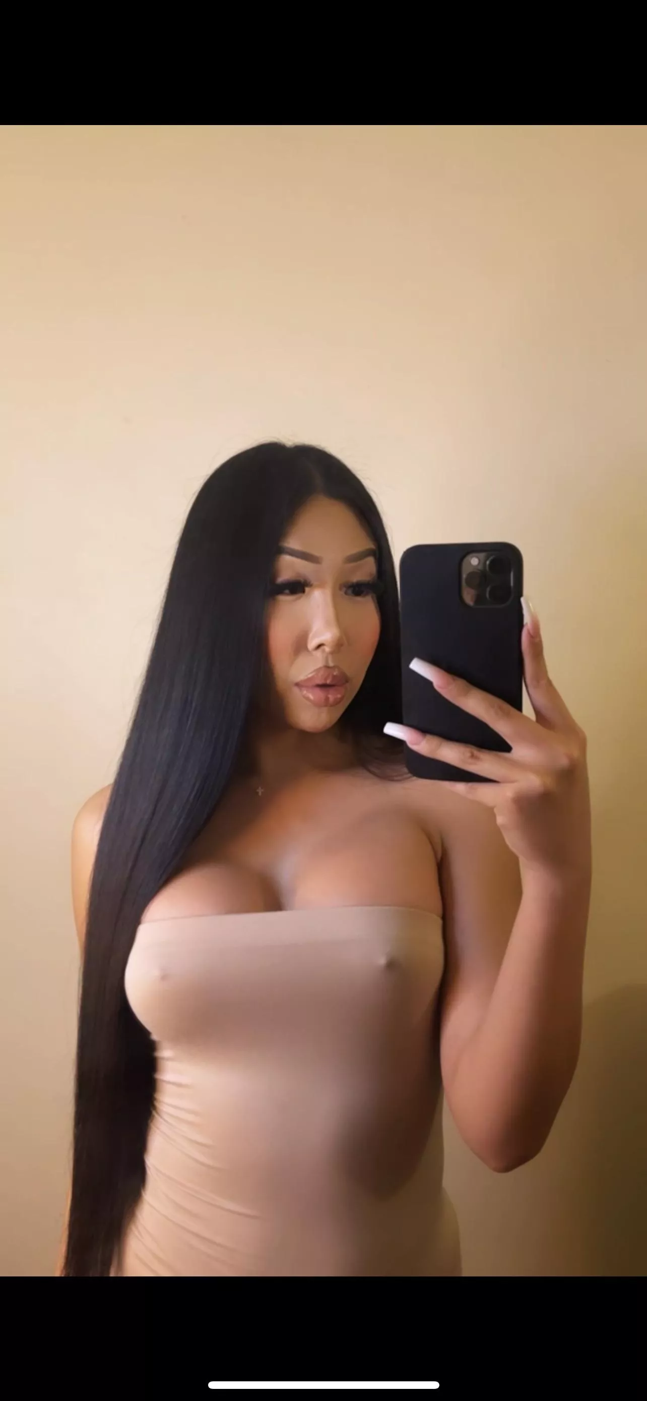 Guess what else is hard other than my nipples 😋🍆 posted by tsasiandoll