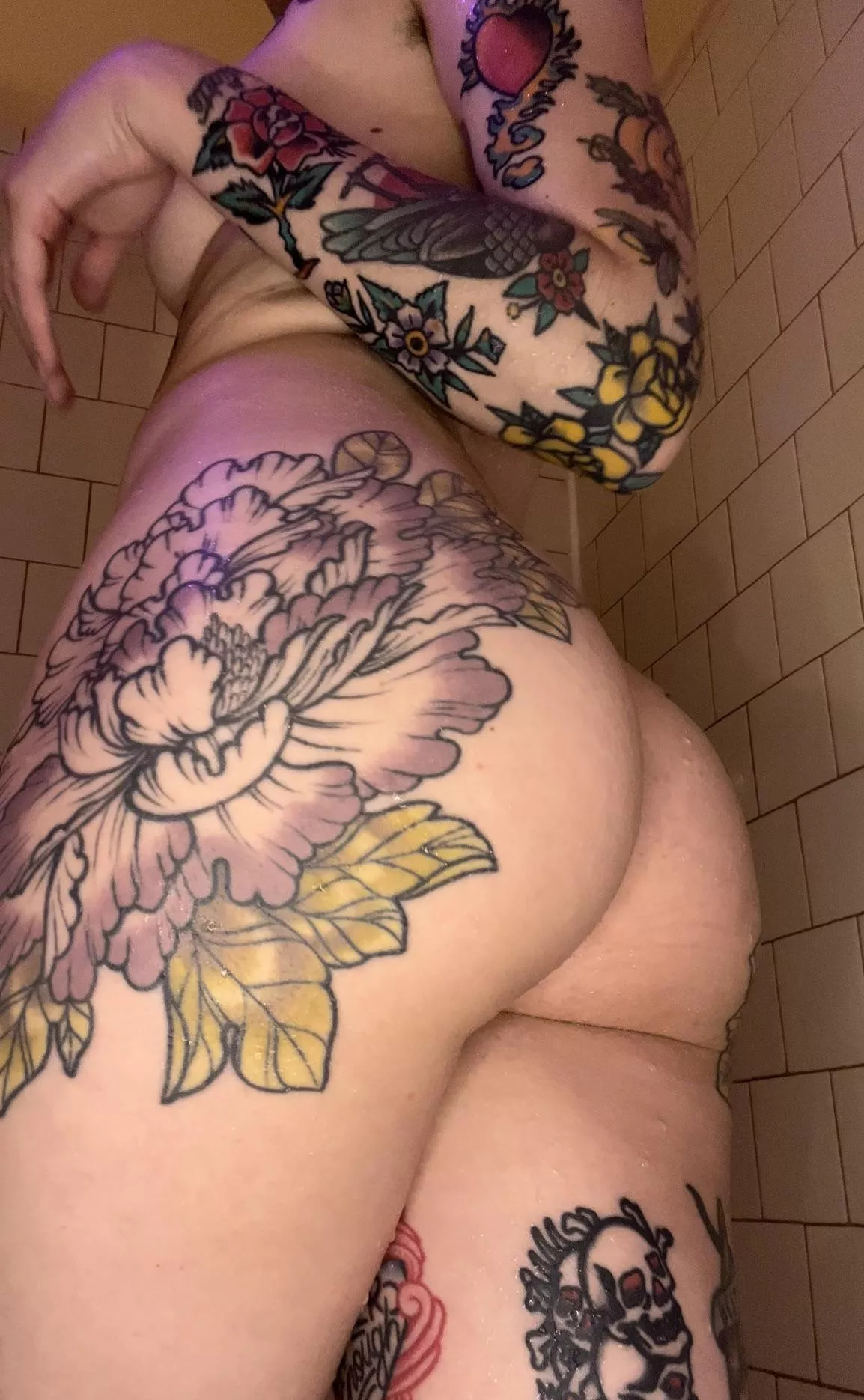 guess what tattoo is getting finished soon 🤩 posted by xxvegangf