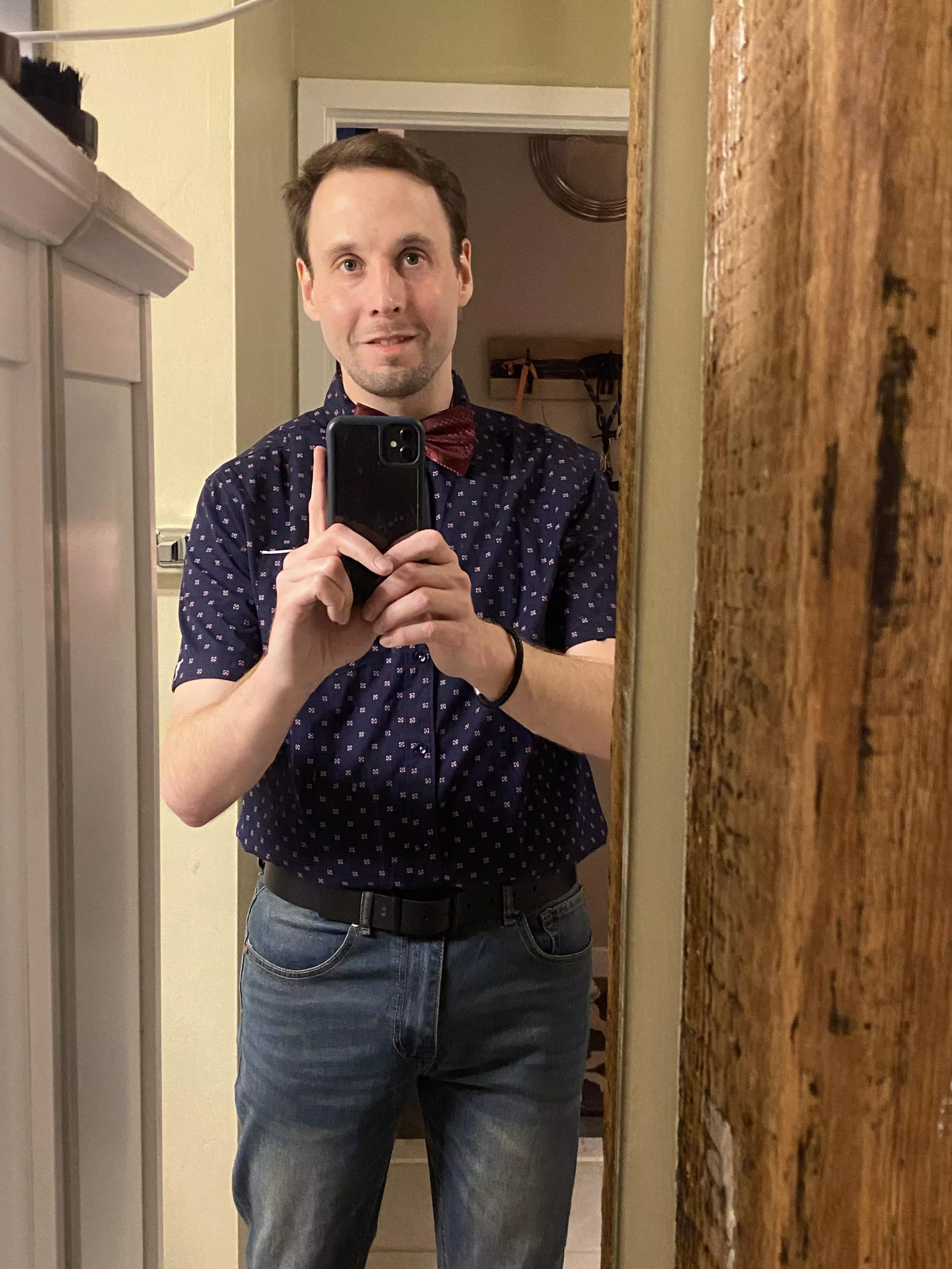 Guess who got a new bowtie! Go on, guess! posted by barthm1