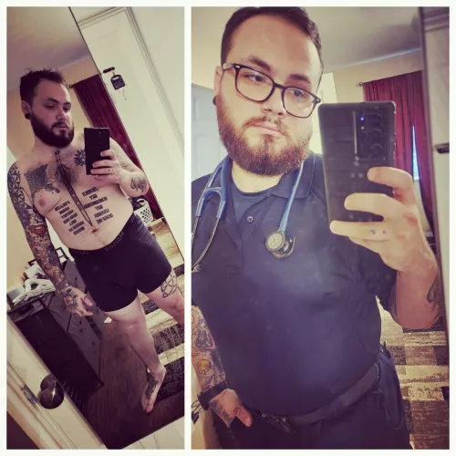 Guys in uniform? by ChubbyMedic0914