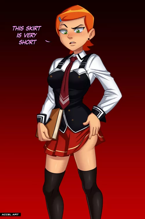 Gwen Tennyson x Bible Black (AccelArt) [Ben 10] by Hex_en