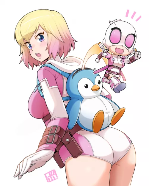 Gwenpool Butt (Bowieknife) [Marvel] by sequence_string