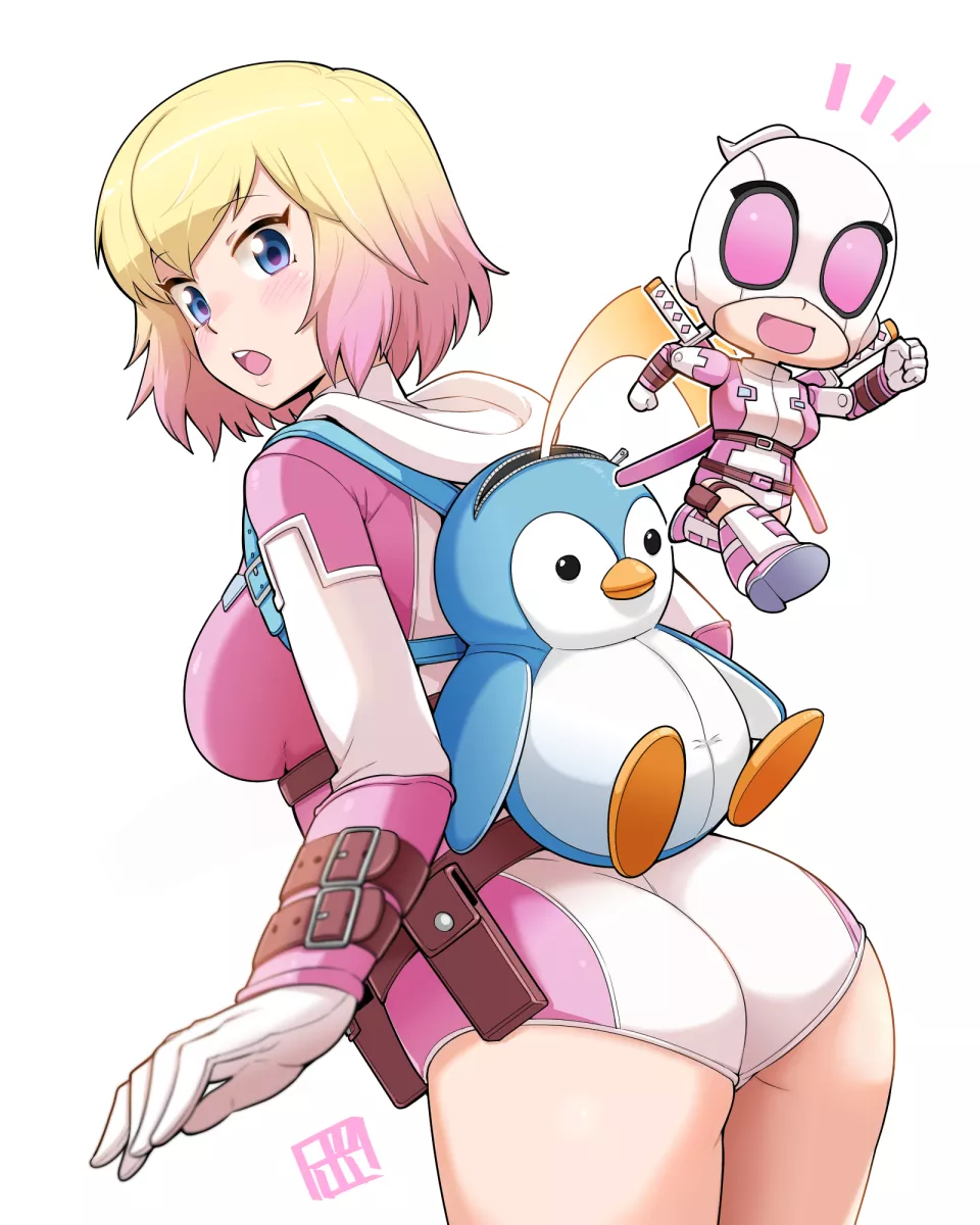 Gwenpool Butt (Bowieknife) [Marvel] posted by sequence_string
