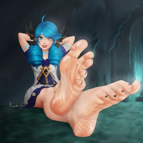 Gwen's Feet (RandomUserAgain2016) [League of Legends] by Lachryma_ud