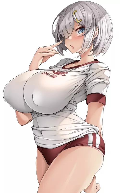 Gym Clothes Hamakaze (Torisan ) [Kantai Collection] by sequence_string