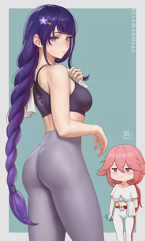 Gym Raiden [Genshin Impact] by x54dc5zx8