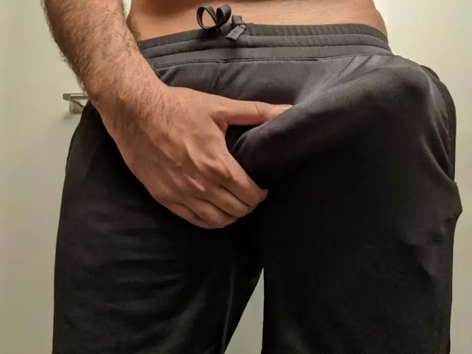 gym shorts don't hide much by ragnariiix