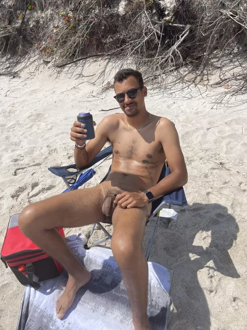 Had a great birthday out on the beach with some brews! Can't wait to go back! by AlexxCatastrophe