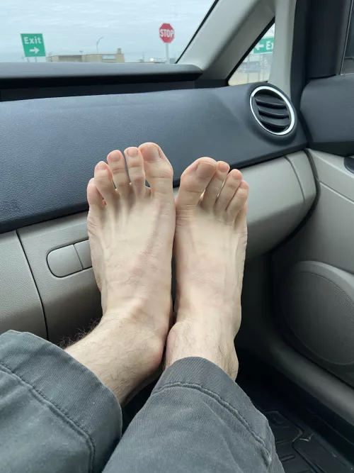 Had a little fun in the car today by Daily_Feet_
